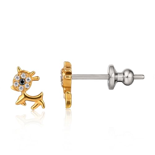 Limerencia Titan Ohrstecker für Damen, G23 Implantat-Qualität Medizinische Ohrringe, Nickelfrei Gesundheitsstecker für Empfindliche Ohren (Stil D1) von limerencia