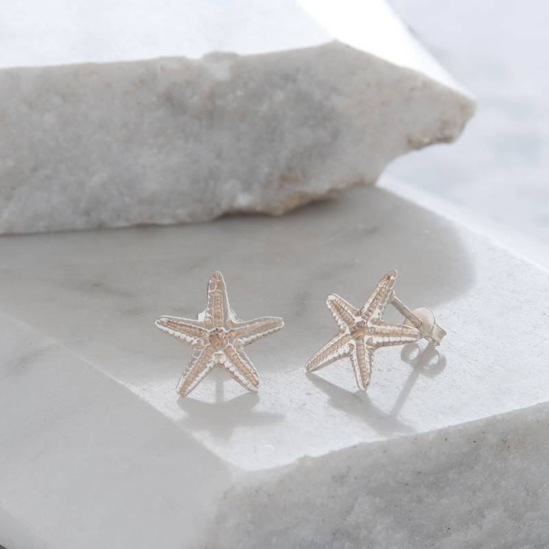 Seestern Ohrstecker Sterling Silber von limetreedesign