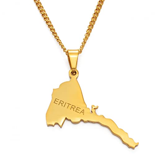 Halskette Anhänger Schmuck Eritrea Karte Anhänger Halsketten Kette Damen Herren/Karte von Eritrea Schmuck Afrikanische Halskette Äthiopien Weihnachtsgeschenke zum Geburtstag Halskette Anhänger Schmuck Eritrea Karte Anhänger Halsketten Kette Damen Herren/Karte von Eritrea Schmuck Afrikanische Halskette Äthiopien Weihnachtsgeschenke zum Geburtstag von limoshangmao