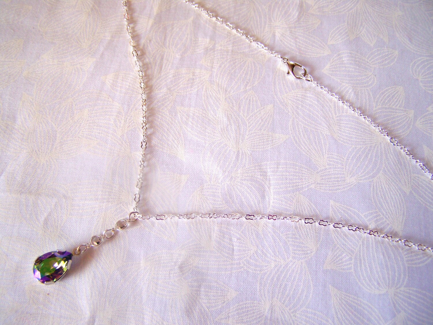 Anhänger Swarovski Kristall Paradise Halskette von lindasorigjewelry