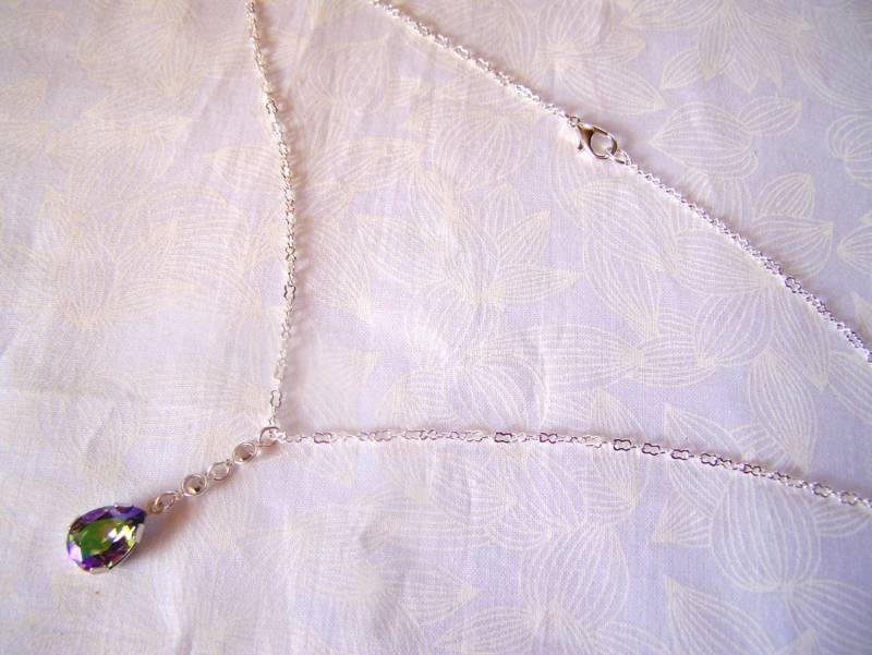 Anhänger Swarovski Kristall Paradise Halskette von lindasorigjewelry