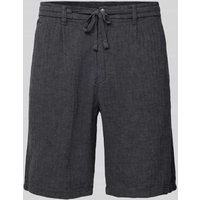 Lindbergh Regular Fit Bermudas aus Baumwoll-Leinen-Mix in Black, Größe S Lindbergh Regular Fit Bermudas aus Baumwoll-Leinen-Mix in Black, Größe S von lindbergh