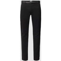 Lindbergh Classic Fit Chino mit Gesäßtaschen in Black, Größe 32/32 von lindbergh