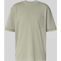 Lindbergh Oversized Sweatshirt mit Brusttasche in Khaki, Größe L von lindbergh