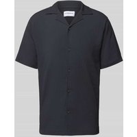 Lindbergh Relaxed Fit Freizeithemd mit Reverskragen in Black, Größe M Lindbergh Relaxed Fit Freizeithemd mit Reverskragen in Black, Größe M von lindbergh
