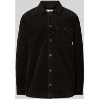 Lindbergh Relaxed Fit Overshirt mit aufgesetzter Brusttasche in Oliv, Größe L Lindbergh Relaxed Fit Overshirt mit aufgesetzter Brusttasche in Oliv, Größe L von lindbergh