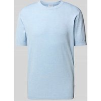 Lindbergh Relaxed Fit T-Shirt mit Rundhalsausschnitt in Hellblau, Größe S Lindbergh Relaxed Fit T-Shirt mit Rundhalsausschnitt in Hellblau, Größe S von lindbergh