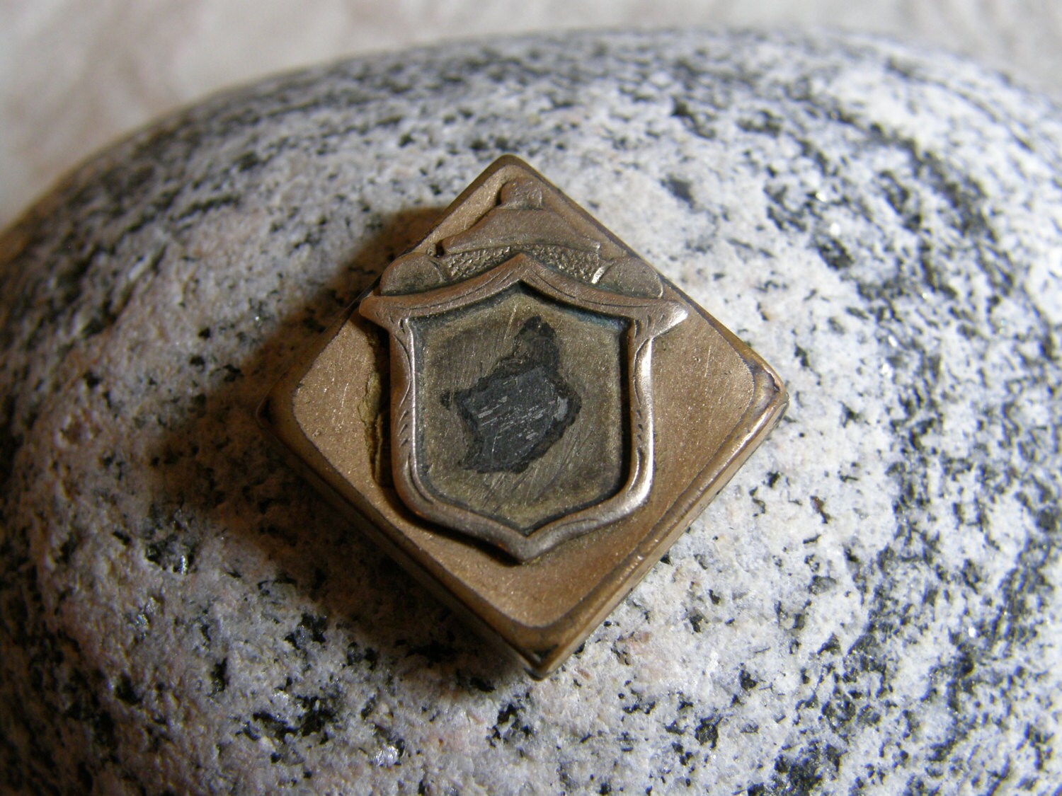 Antike Edwardian Fob-Medaillon B & H Für Die Reparatur Oder Wiederverwendung Von Gekennzeichnet von lindysloops