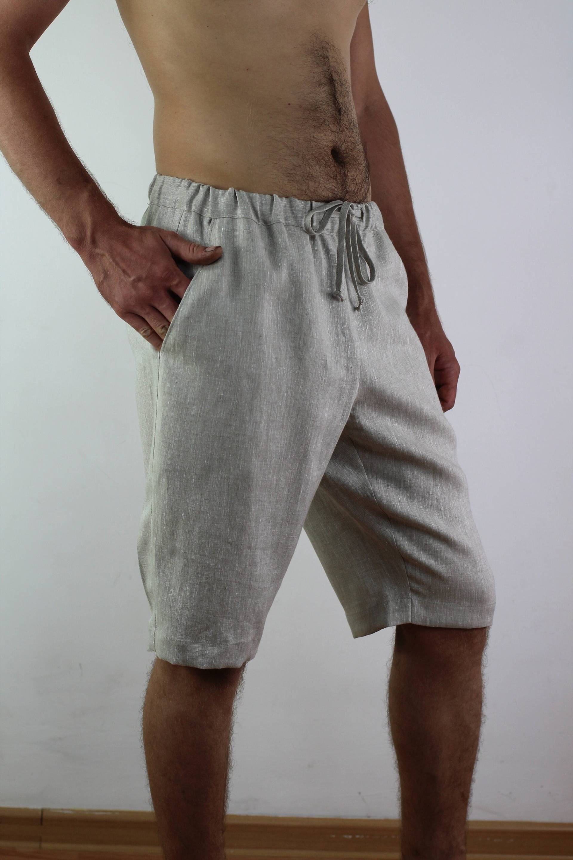 Herrenhose Aus Reinem Leinen//Hose Für Männer Lässige Leinen Cityhose Leinenhose Mit Taschen von linencity