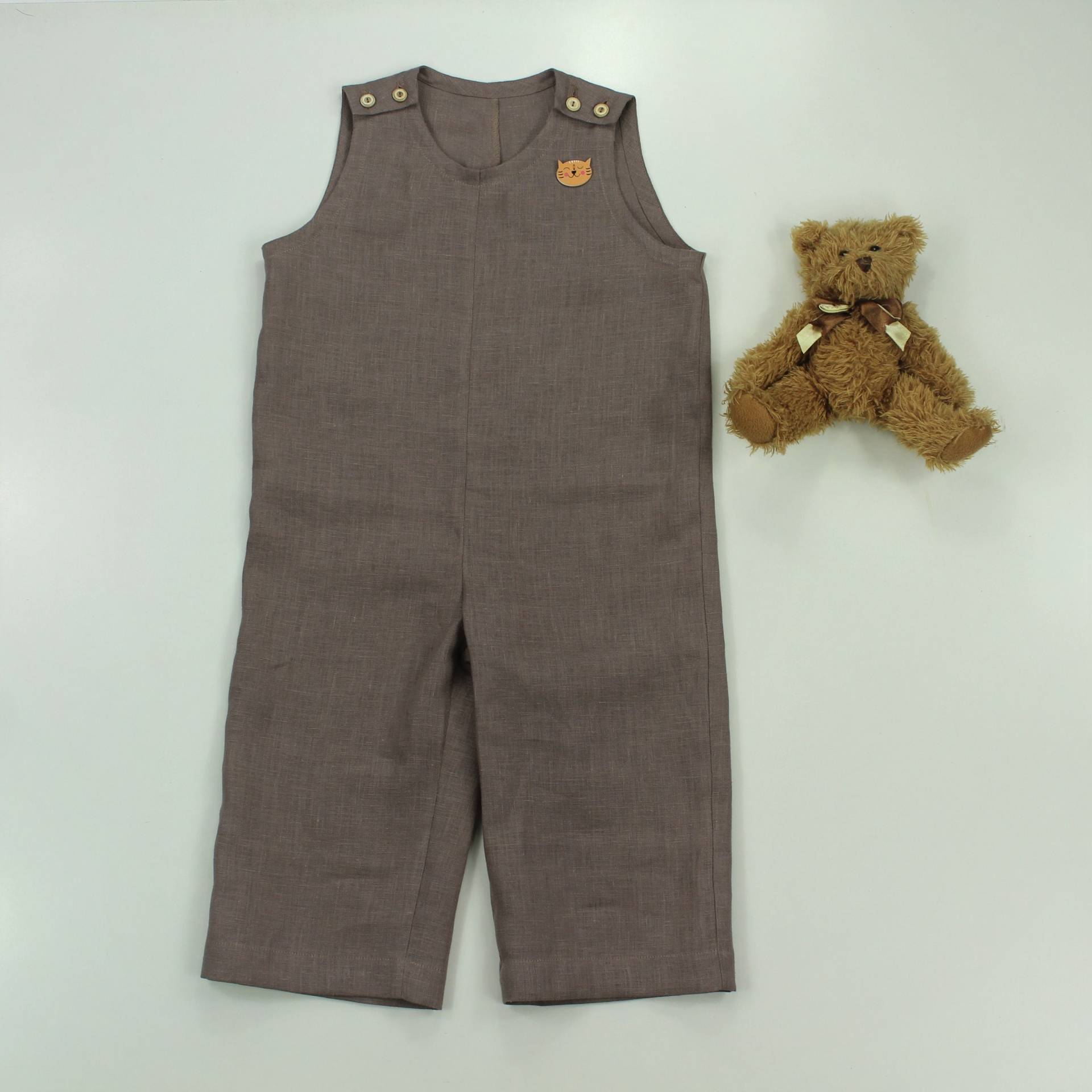 Kinder Leinen Jumpsuit/Top Kinderkleidung Kleinkind Kleidung von linencity