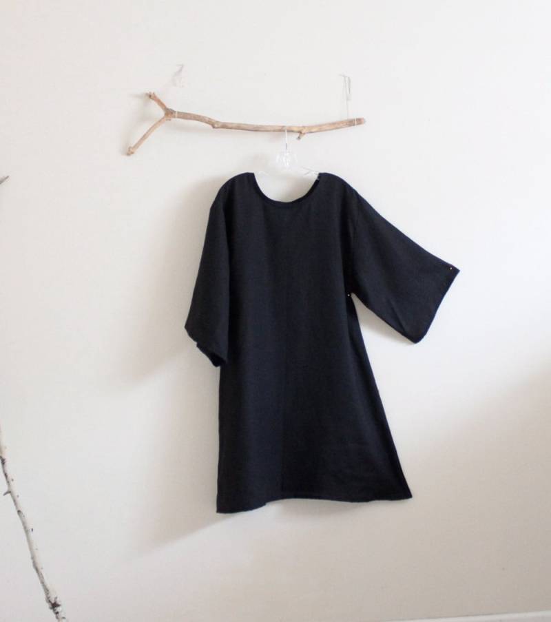 Benutzerdefinierte Einfaches A-Linie Leinenkleid von linenclothingbyanny