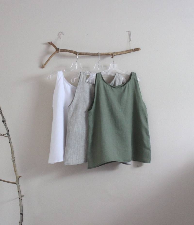 Leichtes Leinen Top Auf Bestellung von linenclothingbyanny