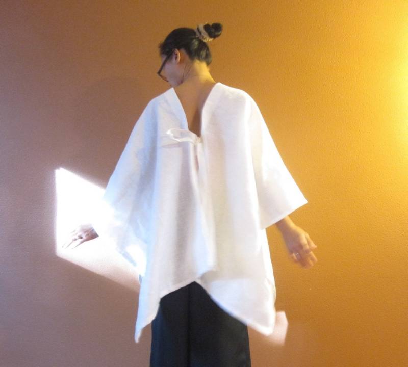 Maßgefertigtes Schweres Leinen Origami Wrap von linenclothingbyanny