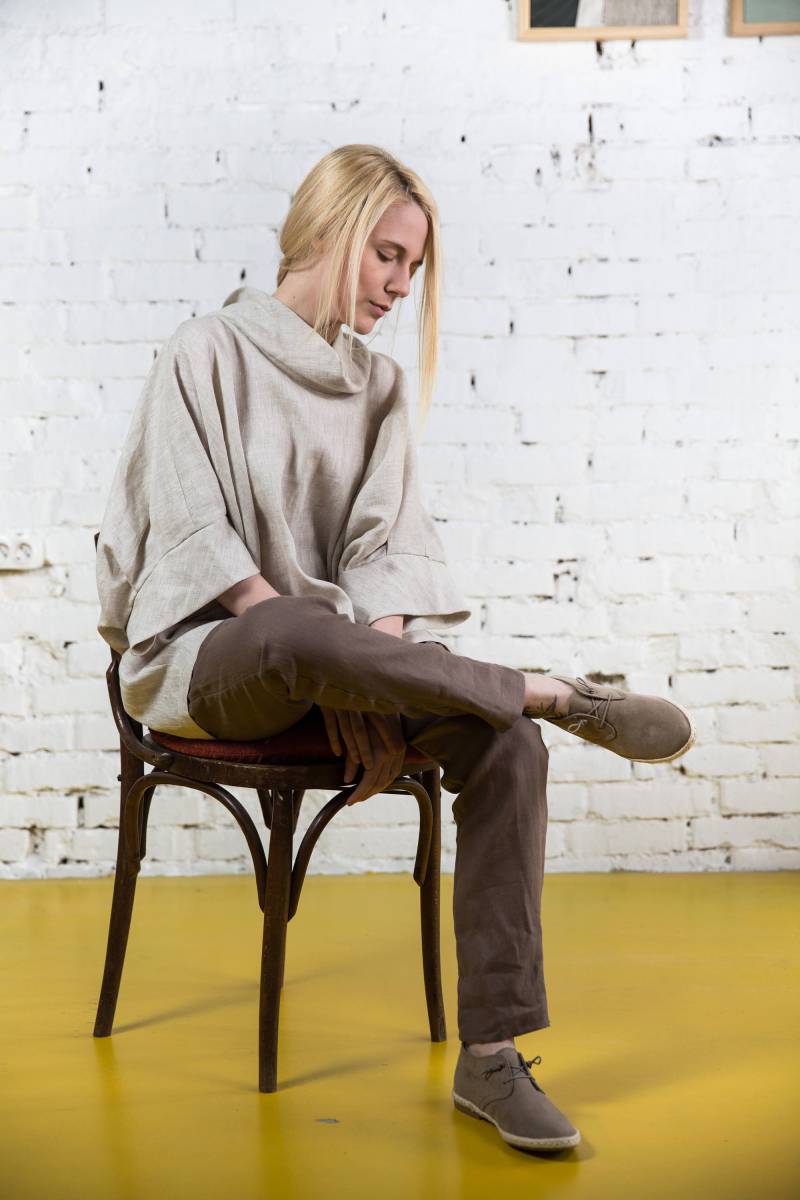 Leinen Boho Tunika Fiona, Bluse in Übergröße, Tunika, Sommer Oversize, Leinenhemd Leinen Boho Tunika Fiona, Bluse in Übergröße, Tunika, Sommer Oversize, Leinenhemd von linenfairytales