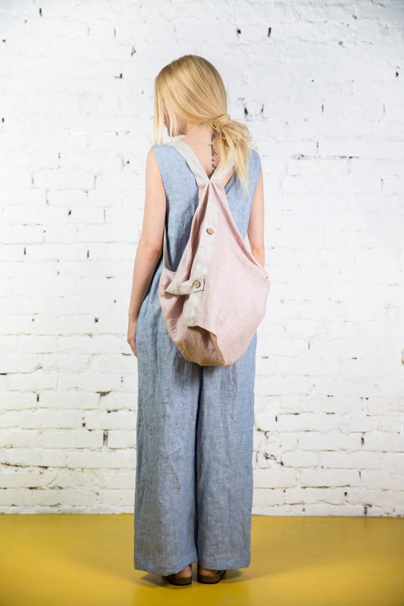 Leinen Einkaufstasche, Strandtasche, Naturleinen, Vegan Tasche, Große Sommertasche, Einkaufstasche von linenfairytales