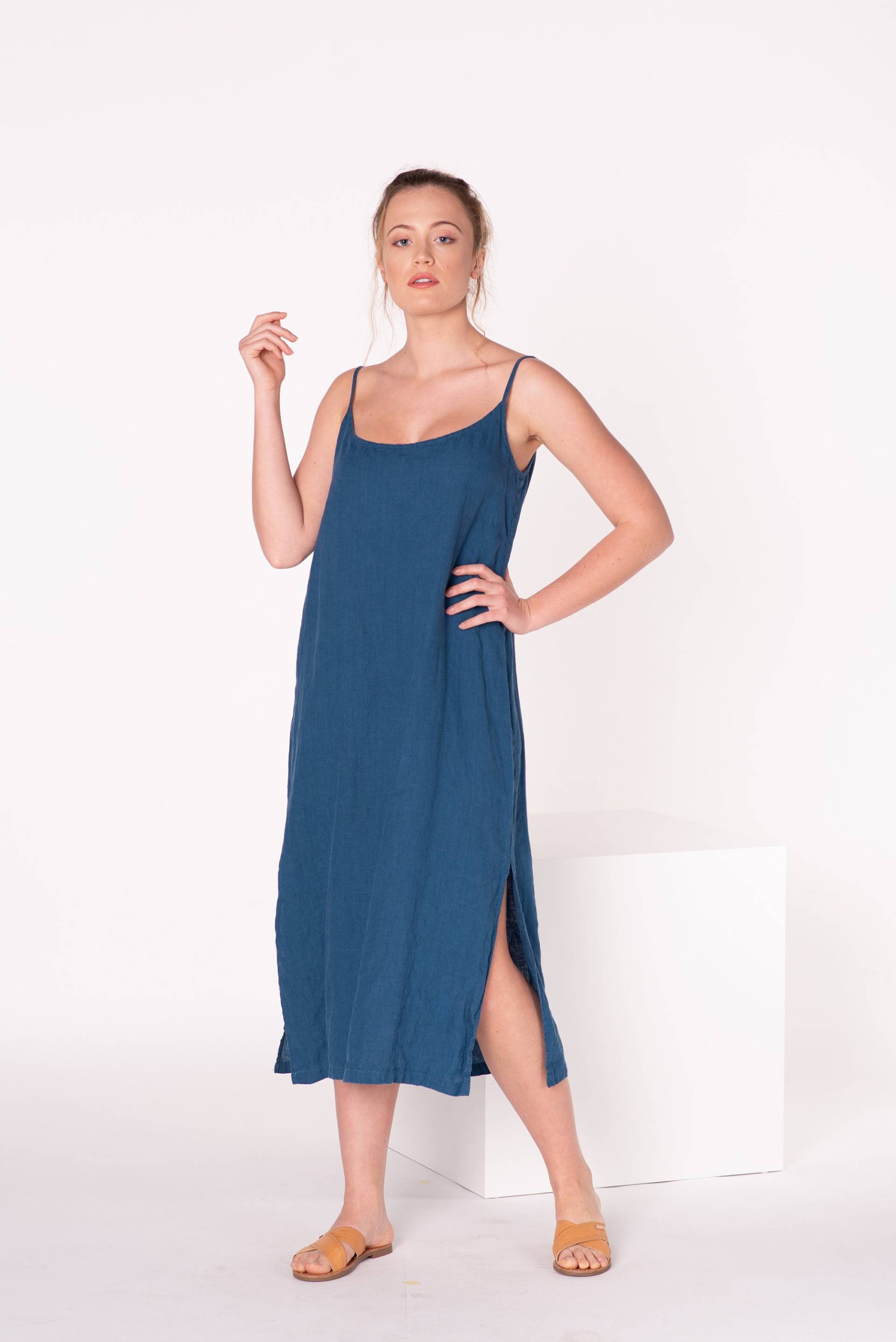 Leinen Slip Dress Kiara/Sommerkleid Leinenbekleidung Für Frauen von linenfairytales