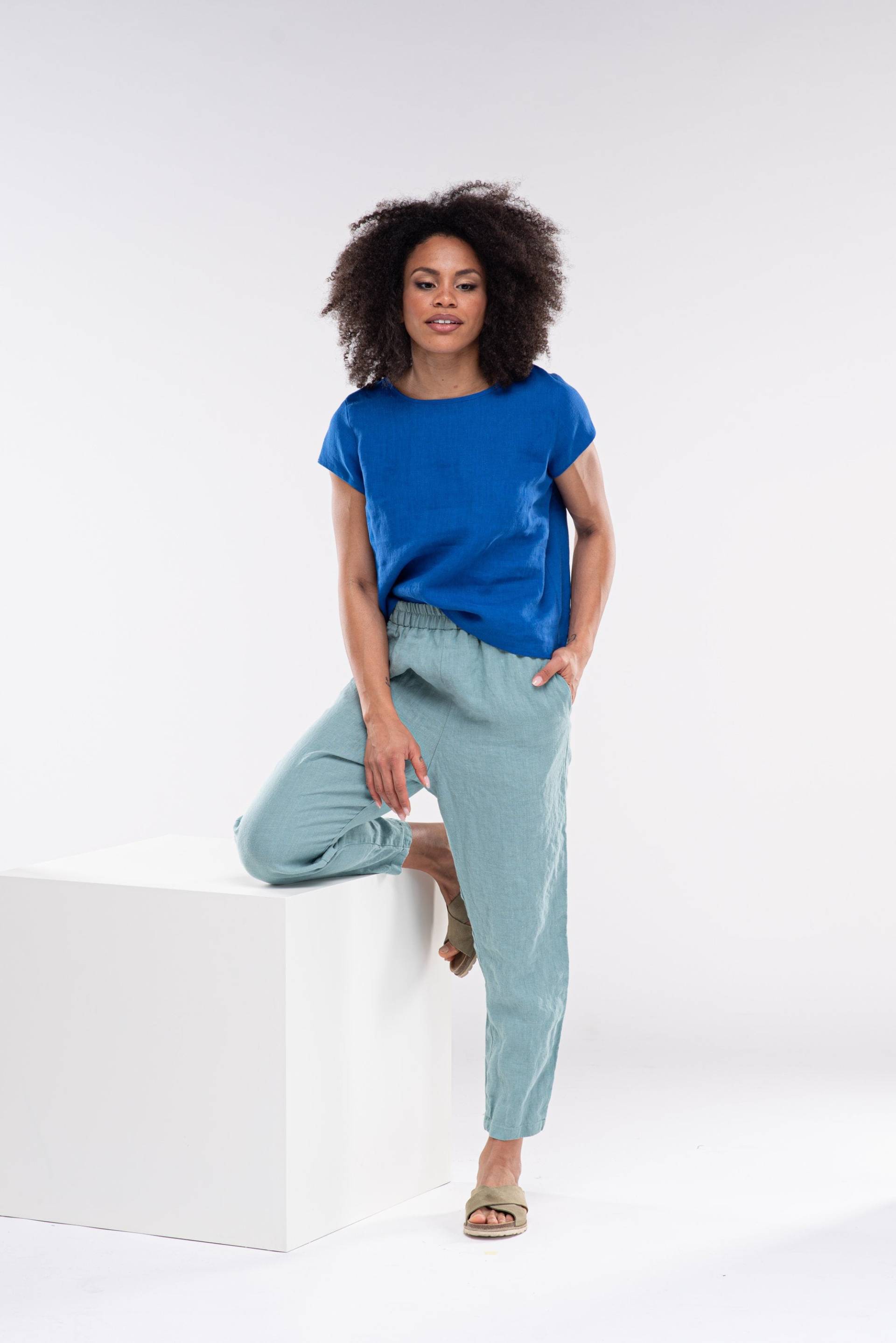 Leinen Tunika Top Marion/Boho Shirt Tunikas Für Frauen von linenfairytales