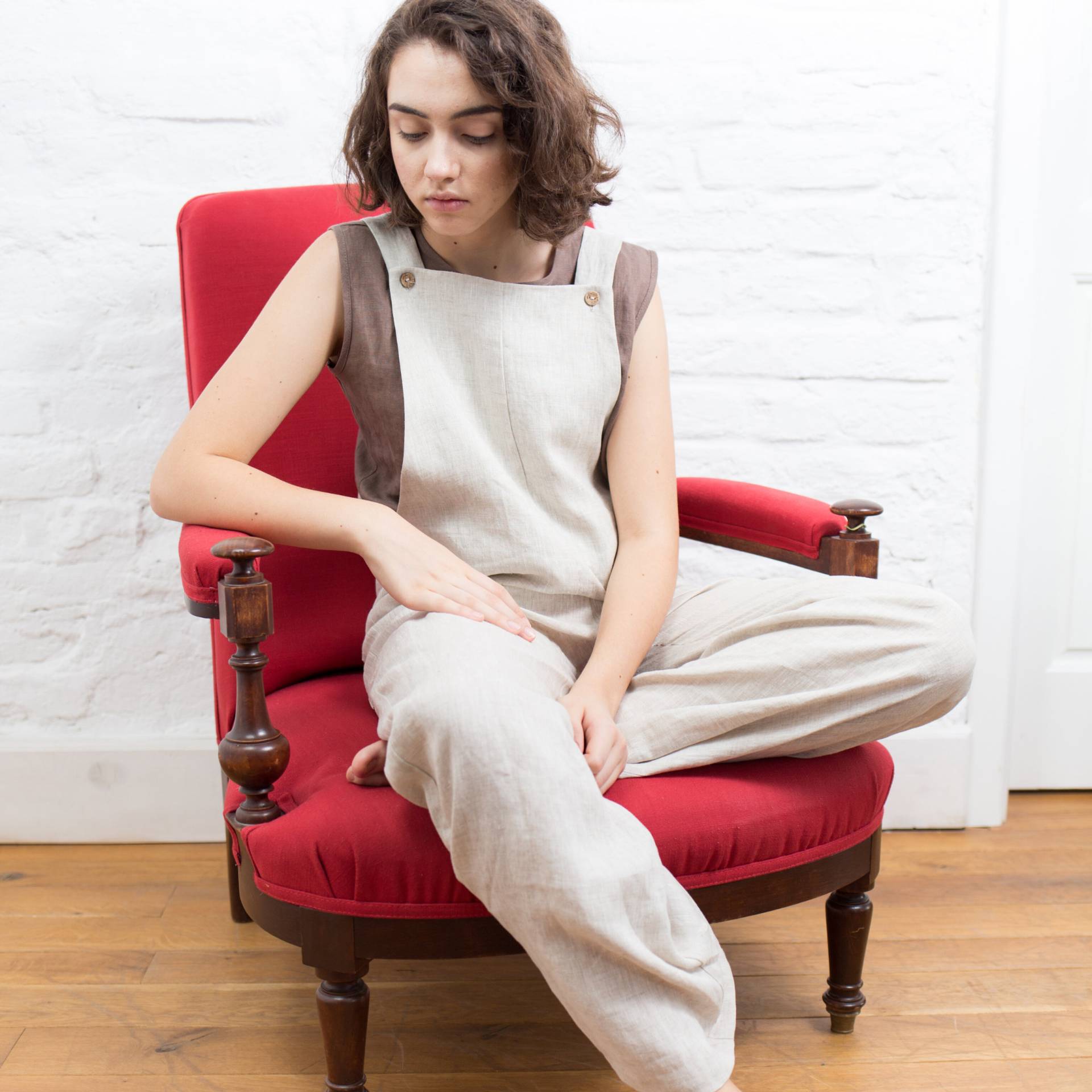 Leinenoverall Damen Kaia / von linenfairytales