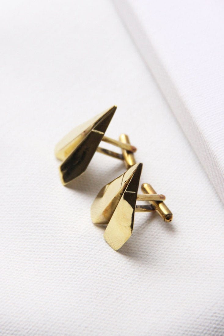 Papierflieger Manschettenknöpfe, Männer Juwelen, Mädchen Manschettenknöpfe Papierflieger Manschettenknöpfe, Männer Juwelen, Mädchen Manschettenknöpfe von linenjewelryshop