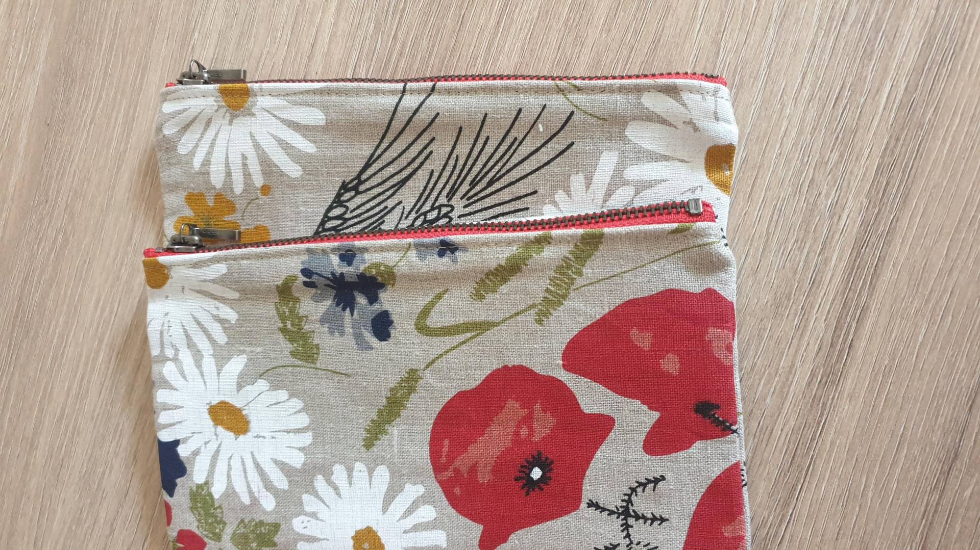 "2Er Set Kosmetiktasche "Letvian Summer Flowers" "2Er Set Kosmetiktasche "Letvian Summer Flowers" von linenquality