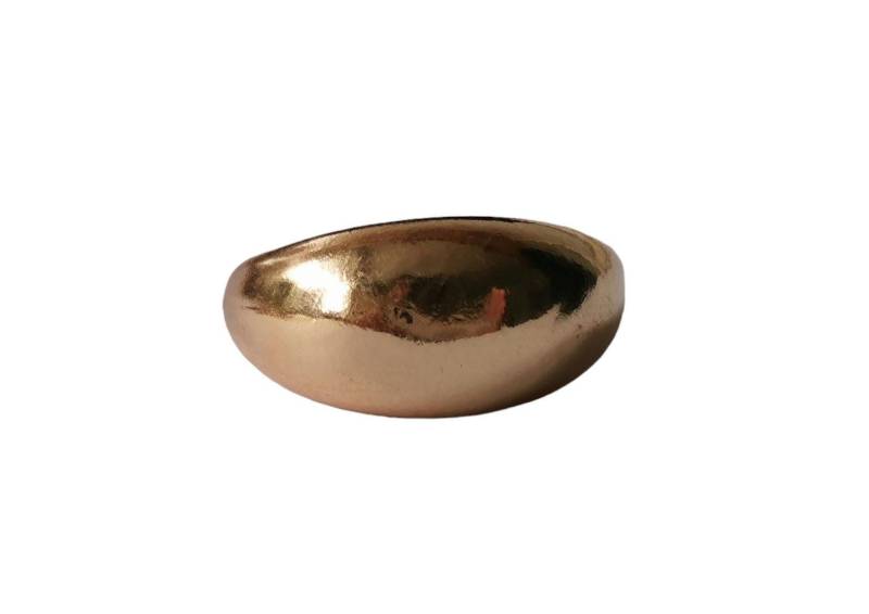 Chunky Ring Siegelring Gold Schlicht Größenverstellbar Chunky Ring Siegelring Gold Schlicht Größenverstellbar von linifrey333