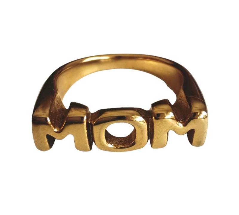 Mom Statement Ring Gold von linifrey333