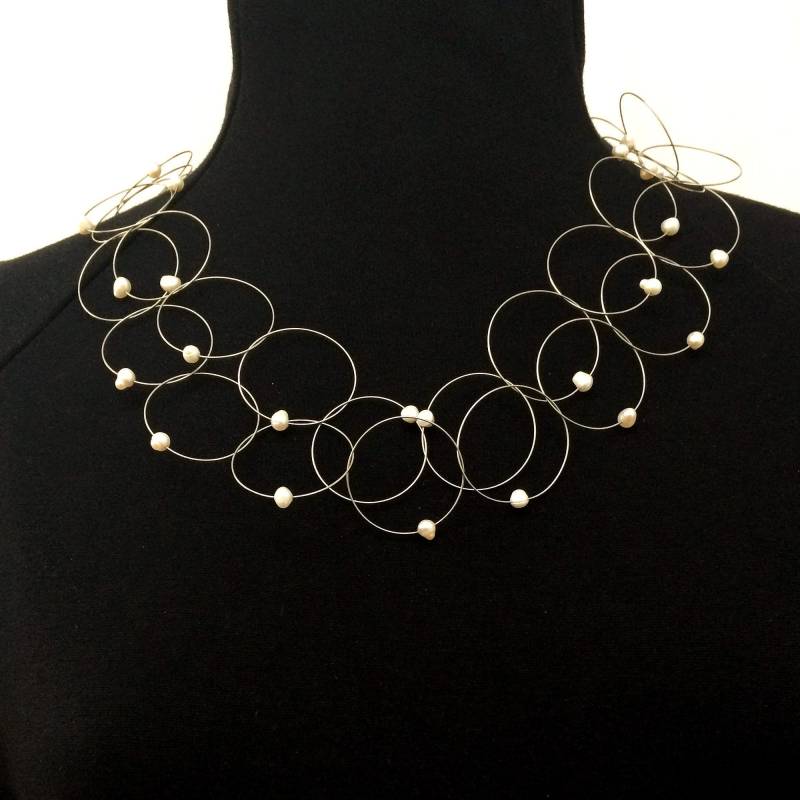 stahl & Perlen stahl & Perlen von linkschmuckkunst