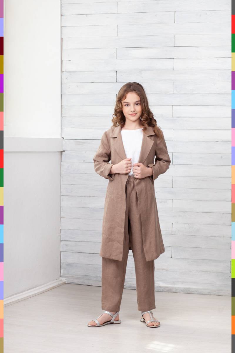 10 Us Kid's - Hellbraun. Versandfertig. A236 von linocolore