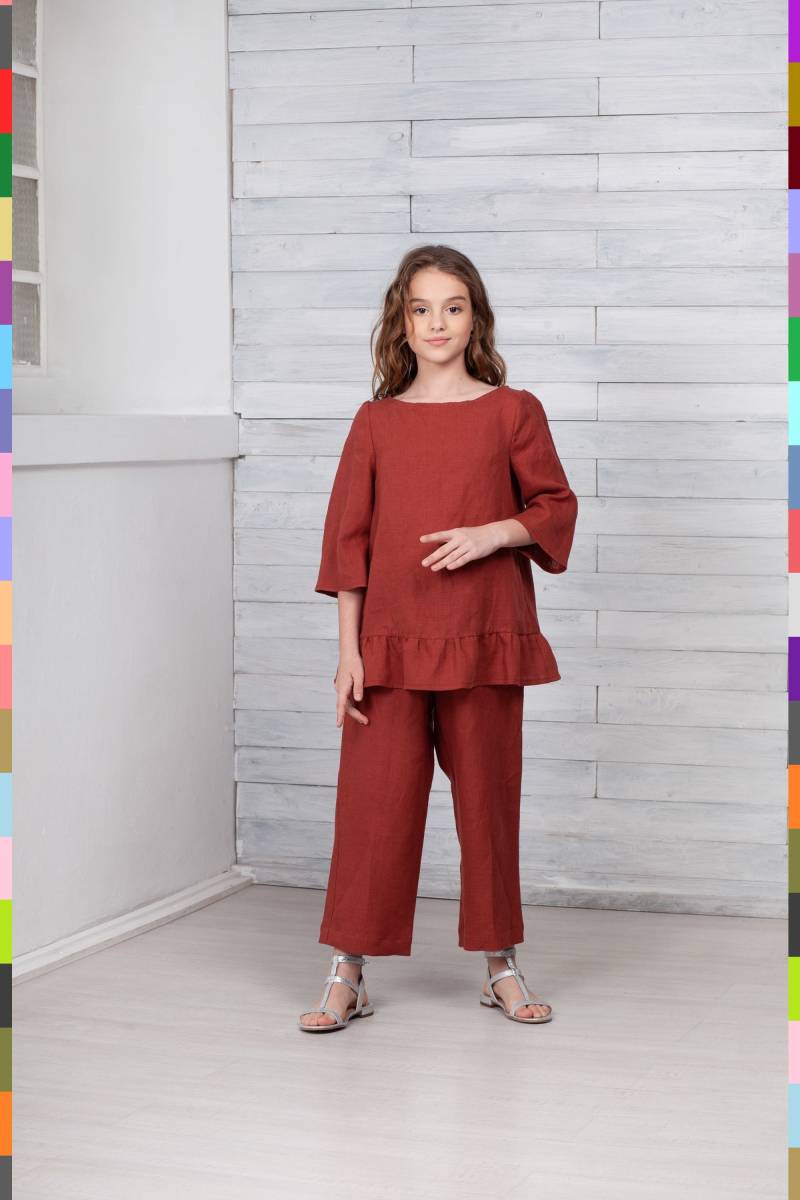 10 Us-Kid's - Terracotta. Versandfertig. A262 von linocolore