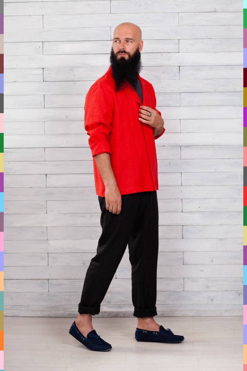 M - Rot. Versandfertig. A343 von linocolore