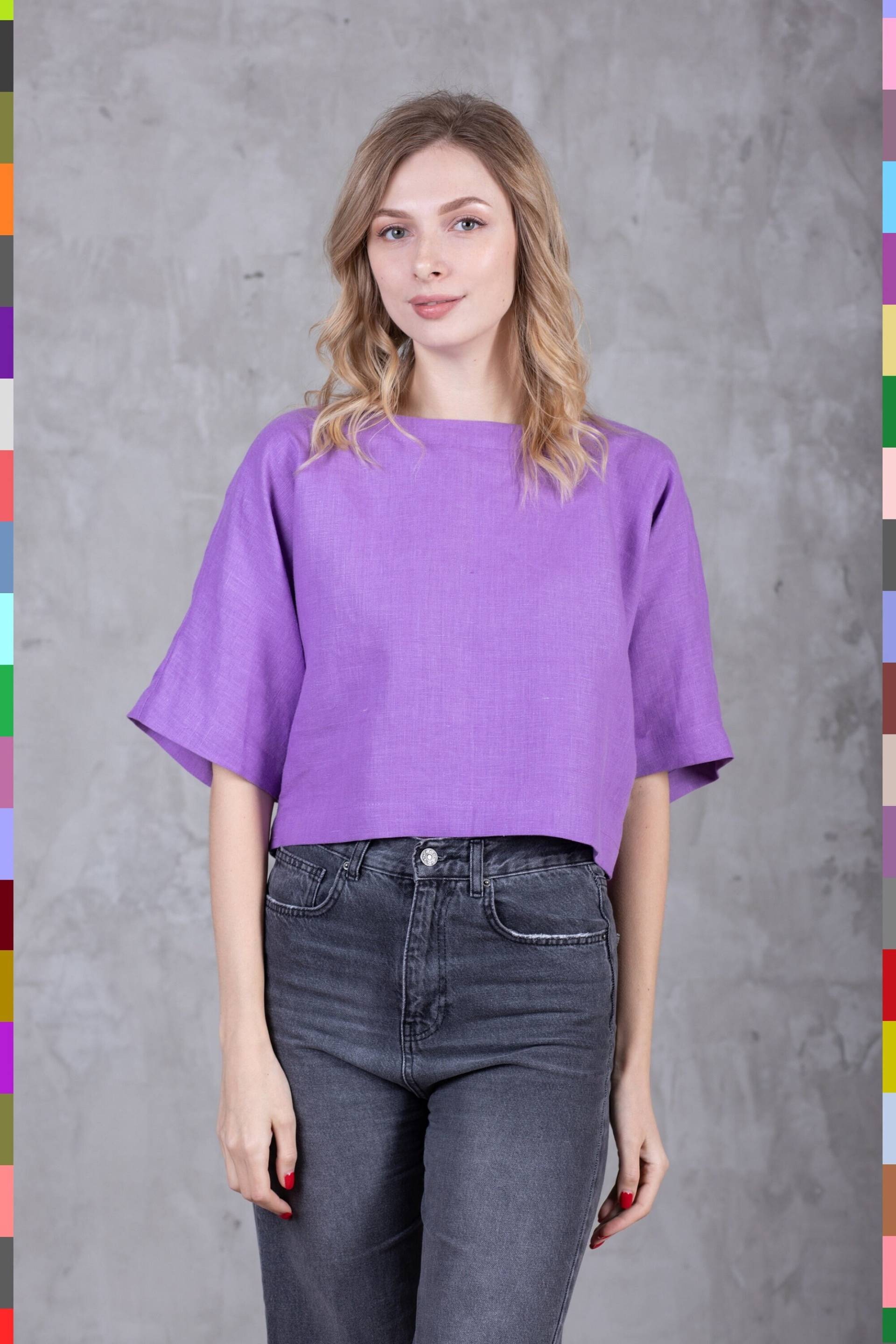 S - Violett. Versandfertig. A647 von linocolore