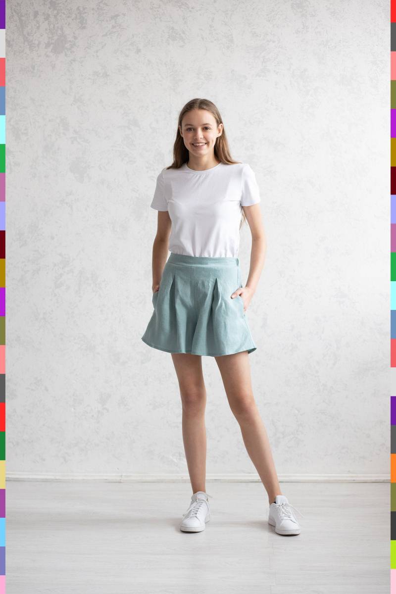 xs - Aquamarin. Versandfertig. A447 von linocolore