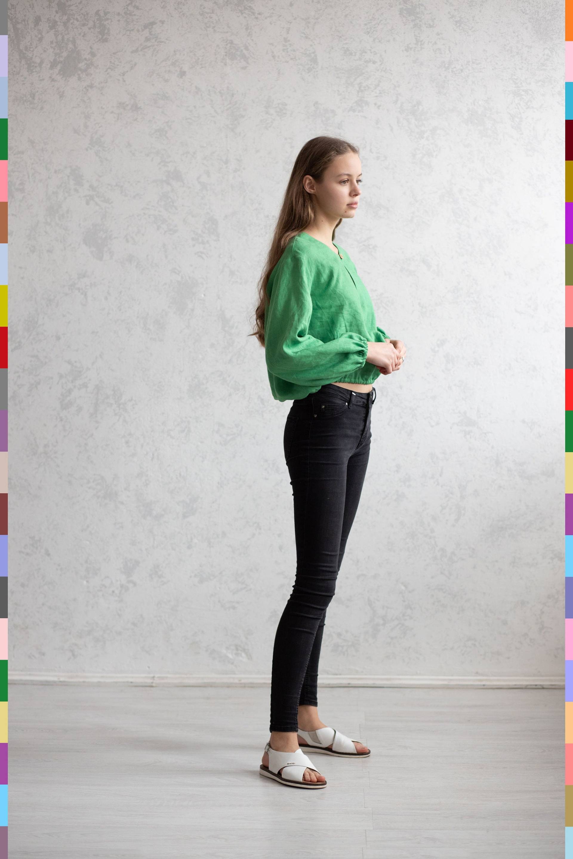 xs - Grün. Versandfertig. A445 von linocolore