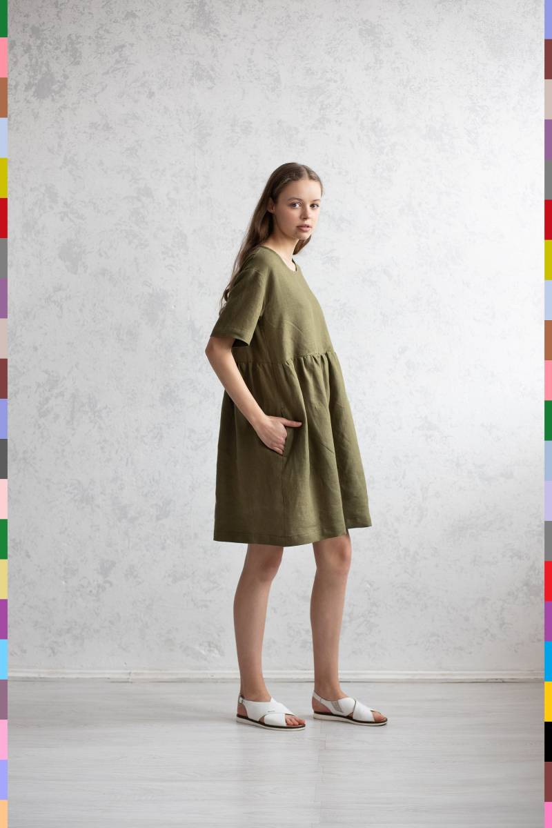 xs - Khaki. Versandfertig. A432 von linocolore