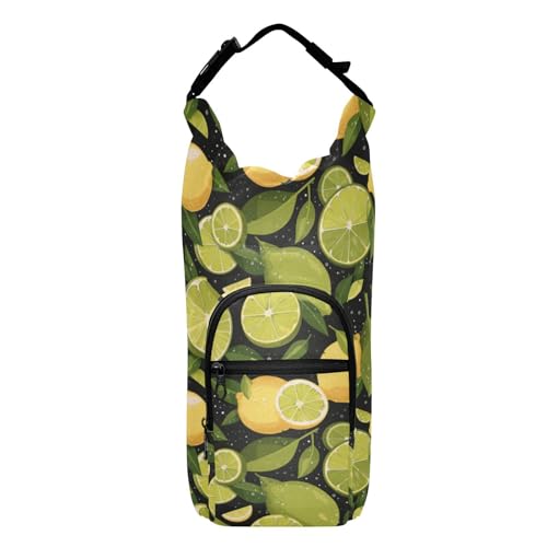 Chic Lemons Limes Kleine Schultertasche mit Wasserflaschenhalter, stilvoller Wasserflaschenträger für Radfahren, Wasserflaschengürtelhalter, passend für 20/24/32/1,2 l Flaschen Chic Lemons Limes Kleine Schultertasche mit Wasserflaschenhalter, stilvoller Wasserflaschenträger für Radfahren, Wasserflaschengürtelhalter, passend für 20/24/32/1,2 l Flaschen von linqin