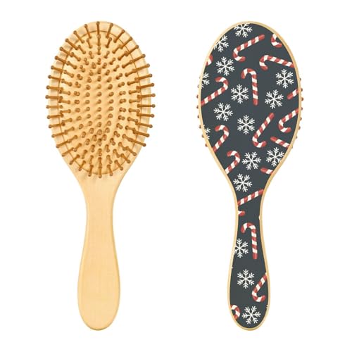 Christmas Candy Holz-Haarbürste, Paddel-Haarbürste für Frauen, Holzbürste für Haarmassage, Haarbürste Christmas Candy Holz-Haarbürste, Paddel-Haarbürste für Frauen, Holzbürste für Haarmassage, Haarbürste von linqin