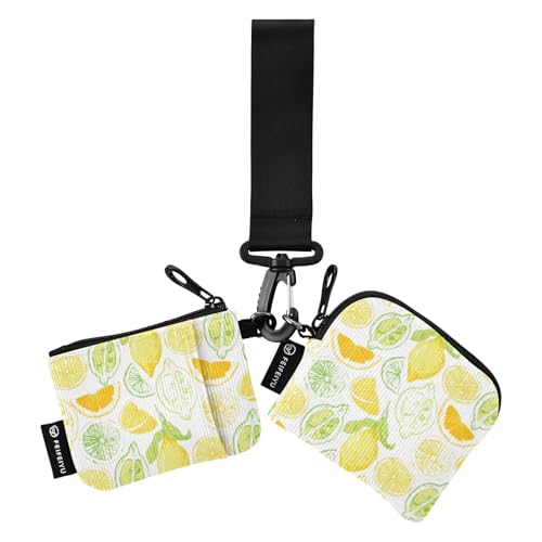 Damen-Brieftaschen, schmal, abnehmbar, Kreditkartenetui, Organizer mit Schlüsselanhänger, für Männer und Frauen, Zitronengelb / Grün, 2 Packungen, Zitronengelb, Grün, 1 size Damen-Brieftaschen, schmal, abnehmbar, Kreditkartenetui, Organizer mit Schlüsselanhänger, für Männer und Frauen, Zitronengelb / Grün, 2 Packungen, Zitronengelb, Grün, 1 size von linqin