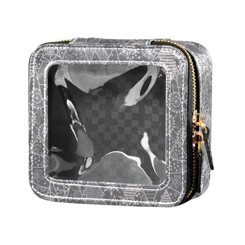 Kosmetiktasche für Damen, Weihnachten, Winter, transparent, für Geldbörse, Kulturbeutel mit Reißverschluss, Weihnachten, Winter, 1 size von linqin