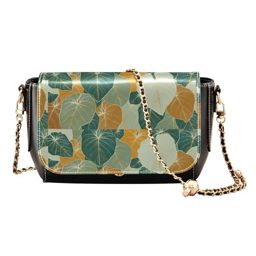 Palms Line Arts Cross-Tasche für Damen, mit verstellbarem Riemen, modische Hüfttasche, Schwarz, Palms Line Arts, 1 size, Classic von linqin