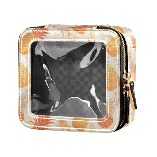 linqin Beauty Ananas transparente Make-up-Tasche für Geldbörse, Reisetaschen für Toilettenartikel, Kosmetiktasche für Reisen, Beauty-Ananas, 1 Größe, Beauty Ananas, 1 size von linqin