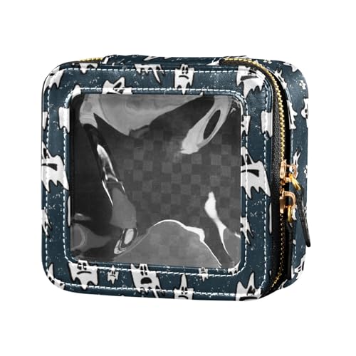 linqin Halloween gruseliger Horror, transparente Reise-Make-up-Tasche, wasserdicht, Reise-Kulturbeutel, Kosmetiktasche, Organizer für Damen, Halloween Gruseliger Horror, 1 size linqin Halloween gruseliger Horror, transparente Reise-Make-up-Tasche, wasserdicht, Reise-Kulturbeutel, Kosmetiktasche, Organizer für Damen, Halloween Gruseliger Horror, 1 size von linqin