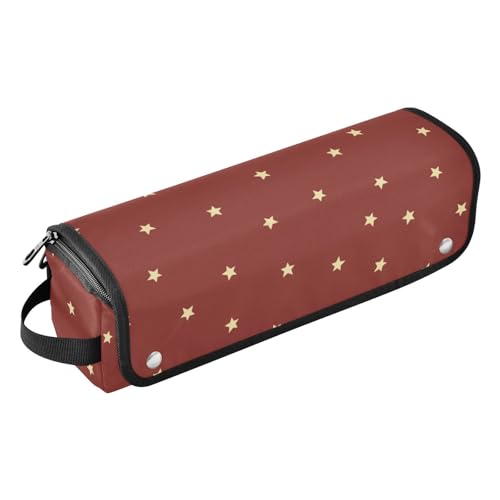 linqin Kleine gelbe Sterne-Werkzeugtasche und hitzebeständige Matte, abnehmbarer Haarstyling-Zubehör-Organizer für Glätteisen, Lockenstab, Haartrockner, tragbarer Organizer, Kleine gelbe Sterne, linqin Kleine gelbe Sterne-Werkzeugtasche und hitzebeständige Matte, abnehmbarer Haarstyling-Zubehör-Organizer für Glätteisen, Lockenstab, Haartrockner, tragbarer Organizer, Kleine gelbe Sterne, von linqin