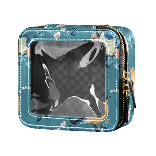 linqin Kosmetiktasche mit niedlichem Blauvögel-Blumenmotiv, für Geldbörse, Kulturbeutel mit Reißverschluss, kleine Kosmetiktasche für Damen, Niedliche Blauvögel-Blumen, 1 size linqin Kosmetiktasche mit niedlichem Blauvögel-Blumenmotiv, für Geldbörse, Kulturbeutel mit Reißverschluss, kleine Kosmetiktasche für Damen, Niedliche Blauvögel-Blumen, 1 size von linqin
