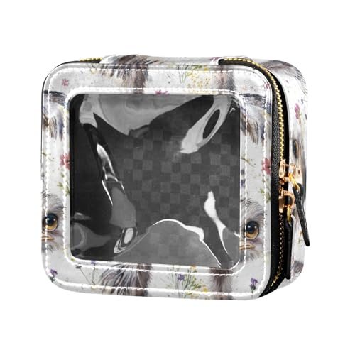 linqin Kosmetiktasche mit süßem Strauß, transparent, mit Reißverschluss, Kosmetiktasche für Damen, Süßer Strauß, 1 size von linqin