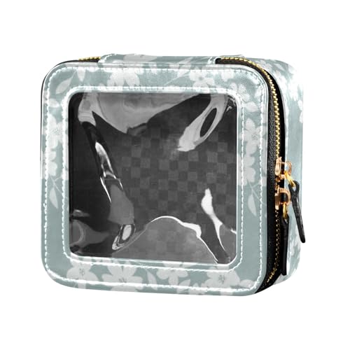 linqin Kulturbeutel für Damen, Motiv: kleine Wildblumen, grüne Minze, Kulturbeutel, Nagellack-Organizer-Tasche für Damen, Kleine Wildblumen, Grün, 1 size linqin Kulturbeutel für Damen, Motiv: kleine Wildblumen, grüne Minze, Kulturbeutel, Nagellack-Organizer-Tasche für Damen, Kleine Wildblumen, Grün, 1 size von linqin