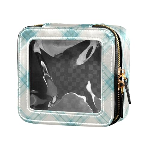 linqin Mint Buffalo Plaid Checks Clear Makeup Bags Travel Toiletry Bag Makeup Organizer for Flying, Mint Buffalo Plaid Checks, 1 Size, Mint Buffalo Plaid Karos, 1 size linqin Mint Buffalo Plaid Checks Clear Makeup Bags Travel Toiletry Bag Makeup Organizer for Flying, Mint Buffalo Plaid Checks, 1 Size, Mint Buffalo Plaid Karos, 1 size von linqin