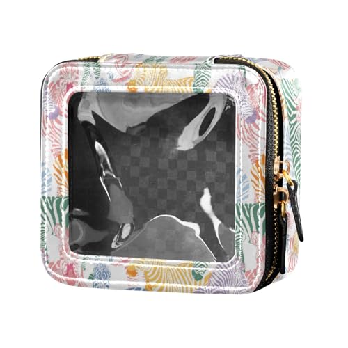 linqin Safari transparente Reise-Make-up-Tasche, Reise-Kulturbeutel, tragbarer Make-up-Organizer für Fliegen, Safari, 1 size von linqin