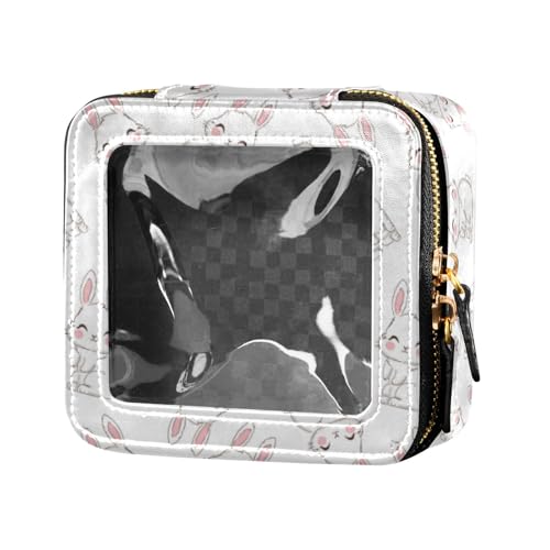 linqin Transparente Make-up-Tasche mit Kaninchen-Motiv, wasserdicht, Reise-Kulturbeutel, Kosmetiktasche mit Reißverschluss für Damen, Hase, Hase, 1 size linqin Transparente Make-up-Tasche mit Kaninchen-Motiv, wasserdicht, Reise-Kulturbeutel, Kosmetiktasche mit Reißverschluss für Damen, Hase, Hase, 1 size von linqin