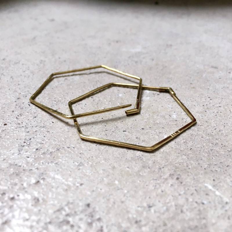 Hexa/Penta Skinny Hoops // Earrings von lioWorks