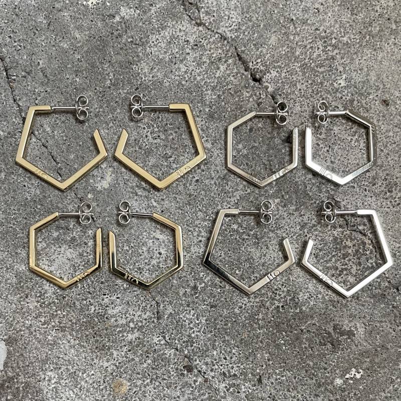 Penta/Hexa Earrings // Creoles von lioWorks